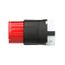 Arrow Hart Color Coded Locking Connector, #14-8 Awg 30A, 480V, L16-30 3-Pole 4-Wire, AHCL1630C