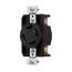 Arrow Hart Color Coded Locking Receptacle, #14-8 Awg 30A, 600V, Black, L17-30 3-Pole 4-Wire, AHCL1730R