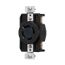 Arrow Hart Color Coded Locking Receptacle, #14-8 Awg 20A, Y 120/208 V, L18-20, 4-Pole, 4-Wire, AHCL1820R