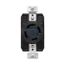 Arrow Hart Color Coded Locking Receptacle, #14-8 Awg 30A, Y 120/208 V, L18-30, 4-Pole, 4-Wire, AHCL1830R
