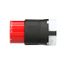 Arrow Hart Color Coded Locking Connector, #14-8 Awg 20A, Y 277/480V, L19-20, 4-Pole, 4-Wire, AHCL1920C