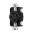 Arrow Hart Color Coded Locking Receptacle, #14-8 Awg 20A, Y 277/480V, L19-20, 4-Pole, 4-Wire, AHCL1920R