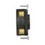 Arrow Hart Color Coded Locking Receptacle, #14-8 Awg 30A, Y 347/600V, Black, 4-Pole, 4-Wire, AHCL2030R