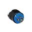 Arrow Hart Color Coded Locking Plug, #14-8 Awg 30A, Y 120/208 V, 4-Pole, 5-Wire, AHCL2130P