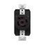Arrow Hart Color Coded Locking Receptacle, #14-8 Awg 20A, Y 277/480V, L22-20, AHCL2220R