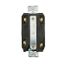 Arrow Hart Color Coded Locking Receptacle, #14-8 Awg 30A, Y 347/600V, Black, AHCL2330R
