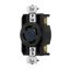 Arrow Hart Color Coded Locking Receptacle, #14-8 Awg 30A, Y 120/208V, 4-Pole, 4-Wire, 3 Phase, AHCL3430R
