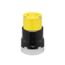 Arrow Hart Color Coded Locking Connector, #14-8 Awg 20A 125V, L5-20, 2-Pole 3-Wire, AHCL520C