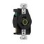 Arrow Hart Color Coded Locking Receptacle, #14-8 Awg 20A 125V, L5-20, 2-Pole 3-Wire, AHCL520R
