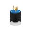 Arrow Hart Color Coded Locking Plug, Locking Plug, #14-8 Awg 20A, 250V, L6-20, 2-Pole 3-Wire, AHCL620P