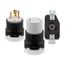 Arrow Hart Color Coded Locking Flanged Inlet, #14-8 Awg 20A, 277V, L7-20, 2-Pole 3-Wire, AHCL720FI