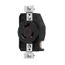 Arrow Hart Color Coded Locking Receptacle, #14-8 Awg 20A, 480V, L8-20, 2-Pole, AHCL820R