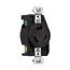 Arrow Hart Color Coded Locking Receptacle, #14-8 Awg 20A, 480V, L8-20, 2-Pole, AHCL820R