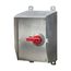 Motor Control Disconnect X-Switch, #14-4 Awg 100A, 600V, Gray, 316L Stainless Enclosure, AHDS100SSR