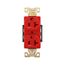 Arrow Hart Industrial Duplex Receptacle, #14-10 Awg 20A 125V, Red, AHIG5362RD