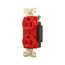 Arrow Hart Industrial Duplex Receptacle, #14-10 Awg 20A 125V, Red, AHIG5362RD