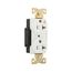 Arrow Hart Industrial Duplex Receptacle, #14-10 Awg 20A 125V Face Base, 5-20R, Isolated Ground, AHIG5362W