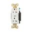 Arrow Hart Industrial Duplex Receptacle, #14-10 Awg 20A 125V Face Base, 5-20R, Isolated Ground, AHIG5362W