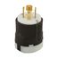Locking Plug, Flat Cable, #16-8 Awg, 30A, 120/208V, UltraGrip, L21-30, 4-Pole, Five-Wire, AHL2130PF