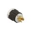 Locking Plug, Flat Cable, #16-8 Awg, 30A, 120/208V, UltraGrip, L21-30, 4-Pole, Five-Wire, AHL2130PF