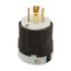 Locking Plug, Flat Cable, #16-8 Awg, 30A, 347/600V, UltraGrip, L23-30, 4-Pole, Five-Wire, AHL2330PF