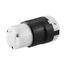Arrow Hart Ultra Grip Locking Connector, #16-8 Awg, 30A, Commercial, 240V, L25-30, 2-Pole 3-Wire, AHL2530C