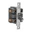 Manual Motor Controller, Switch Only, #14-4 Awg 60A, 600V, Black, Open, 2-Pole, Single-Throw, AHMC260L