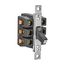 Manual Motor Controller, #14-4 Awg 40A, Panel, 600V, Gray, 3-Pole, 3Ph, Single-Throw, AHMC340L-1