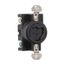 Arrow Hart Receptacle, #10-14 Awg, 20A, 125V, Black, Three-Pole, Three-Wire, AHPL23000G