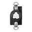 Arrow Hart Locking Receptacle, 20A, Hospital, 125V, Back/Side Wiring, Black, Gray, 2-Pole 3-Wire, AHPL23050