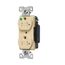 Arrow Hart Duplex Receptacle, #14-10 Awg 20A, 125V, Ivory Face, Pvc Base, 5-20R, Duplex, AHTR8300V