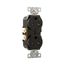 Arrow Hart Industrial Duplex Receptacle, #14-10 Awg 20A 125V, Tamper-Resistant, AHTRIG5362W