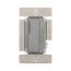 Smart Dimmer, Flush Mounting, 120V, Gray Magnetic Low Voltage, 1-Pole, Multi-Location, 1000W, AIM10-GY