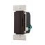 Smart Dimmer, 7-Step Led Light Level Display, 120V, Brown, Fan, 1-Pole, 1-Phase, Multi-Location, ARD-B