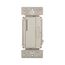 Smart Dimmer, 7-Step Led Light Level Display, 120V, Light Almond, Fan, 1-Pole, 1-Phase, ARD-LA