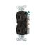 Commercial Duplex Receptacle, #14-10 Awg 15A, 125V, Back & Side, Black, High-Impact Nylon, Pvc, BR15BK