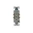 Commercial Grade Duplex Receptacle, #14 To 10 Awg 15A, 125V, Gray, High-Impact Nylon, Pvc, BR15GY