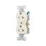 Commercial Duplex Receptacle, #14-10 Awg 20A 125V, Back & Side, Light Almond, 5-20R, BR20LA