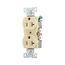 Commercial Duplex Receptacle, #14-10 Awg 20A 125V, Back & Side, Ivory, High-Impact Nylon, 5-20R, BR20V