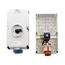 Arrow Hart Mechanical Interlock, Non-Fusible, 100A, 250V, 3-Pole, 4-Wire, Female, 25 Hp, 3-Phase, CD4100MI9W