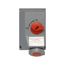 Arrow Hart Mechanical Interlock, Non-Fusible, 30A, 480V, Red & Gray, 3-Pole, Female, 20 Hp, CD430MI7W