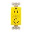 Corrosion Resistant Locking Straight Blade Receptacle, #14-10Awg 15A, 125V, L5-15 2-Pole 3-Wire, CR5792