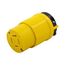 Corrosion Resistant Locking Connector, #14-10 Awg 20A, 125/250V, Safety Grip, 3-Pole 4-Wire, CRL1420C