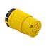 Corrosion Resistant Locking Connector, #14-10 Awg 20A, 125/250V, Safety Grip, 3-Pole 4-Wire, CRL1420C