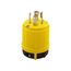 Corrosion Resistant Locking Plug, #14-10Awg 20A, 250V, SafetyGrip, L15-20 3-Pole 4-Wire, CRL1520P
