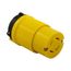 Corrosion Resistant Locking Connector, #14-8 Awg 20A, 480V, Safety Grip, L16-20 3-Pole 4-Wire, CRL1620C