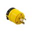 Corrosion Resistant Locking Plug, #14-10 Awg 20A, 250V, SafetyGrip, L6-20, 2-Pole 3-Wire, CRL620P