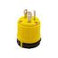 Corrosion Resistant Locking Plug, #14-10 Awg 30A, 250V, SafetyGrip, L6-30, 2-Pole 3-Wire, CRL630P