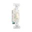 Commercial Toggle Switch, #14-10 Awg 15A 120/277V, Almond, Load Type: Motor Control, Fan, 1-Pole, CS115A