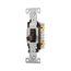Commercial Toggle Switch, #14-10 Awg 15A 120/277V, Brown, Load Type: Motor Control, Fan, 1-Pole, CS115B